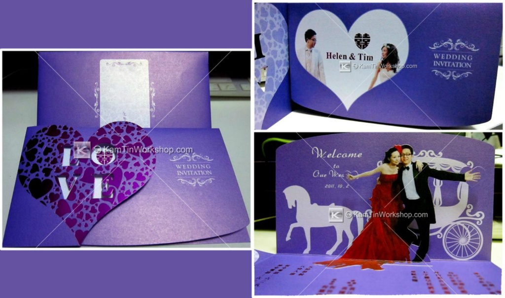 Helen & Tim Wedding Invitation Card